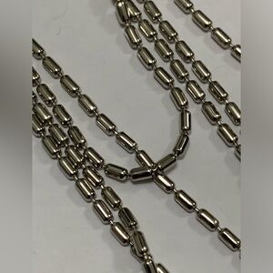 New vintage Oval shaped ball chain 52”